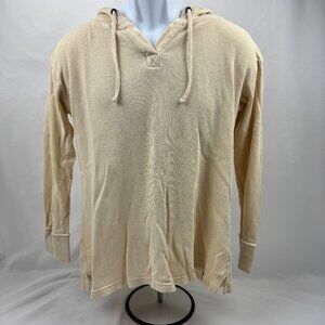 Patagonia Pullover Long Sleeve Waffle Hoodie Tunic Women's Size Small Off White
